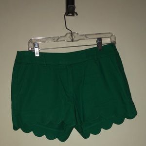 J. Crew scalloped 5in shorts